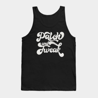 Patch And Tweak - Modular/Analog Synth Lover Design Tank Top